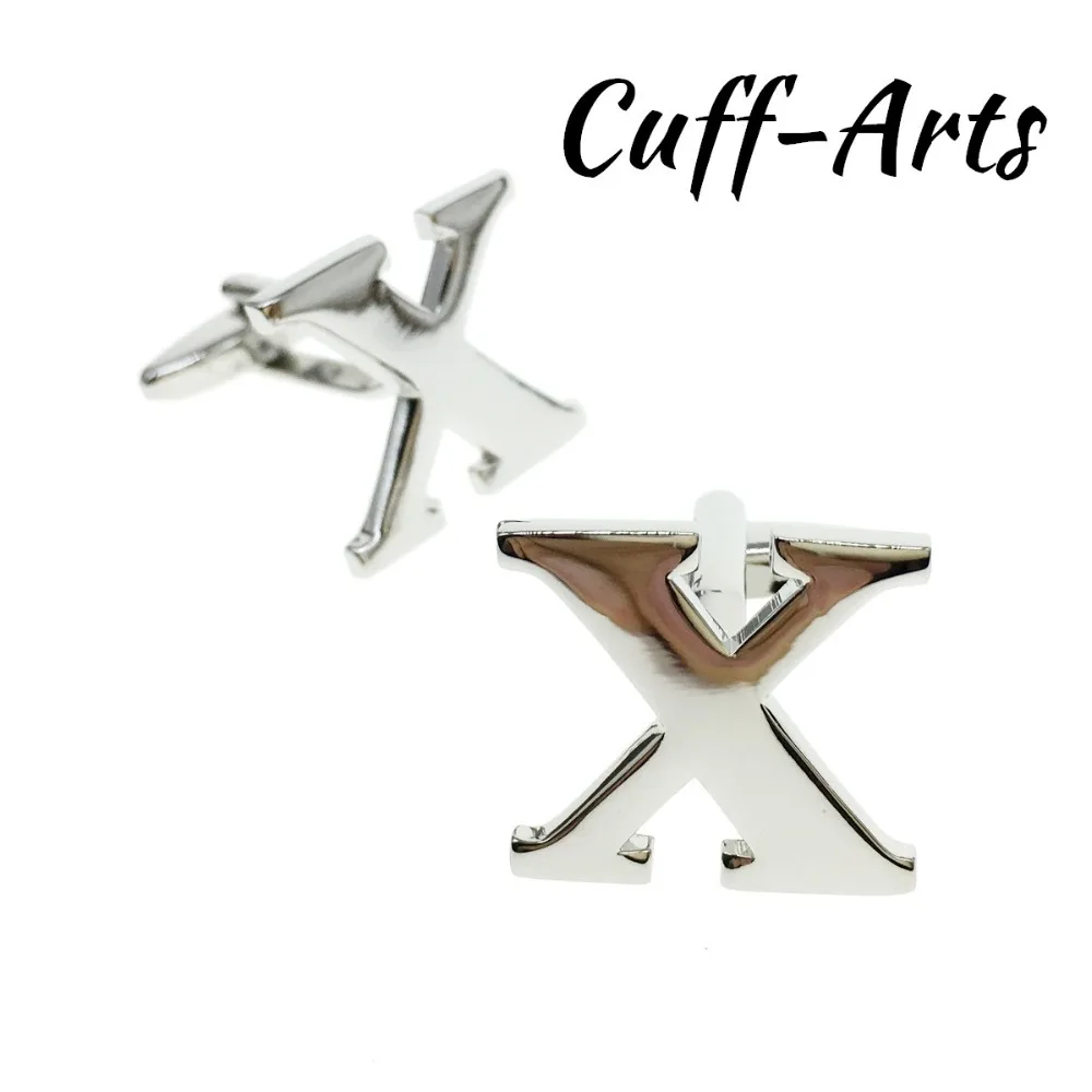 

Cuffarts 26 Letters DIY Cufflinks A-Z Alphabet Cuff links Personality Mix&Match Choose 2 Different Letters For Initials C10094