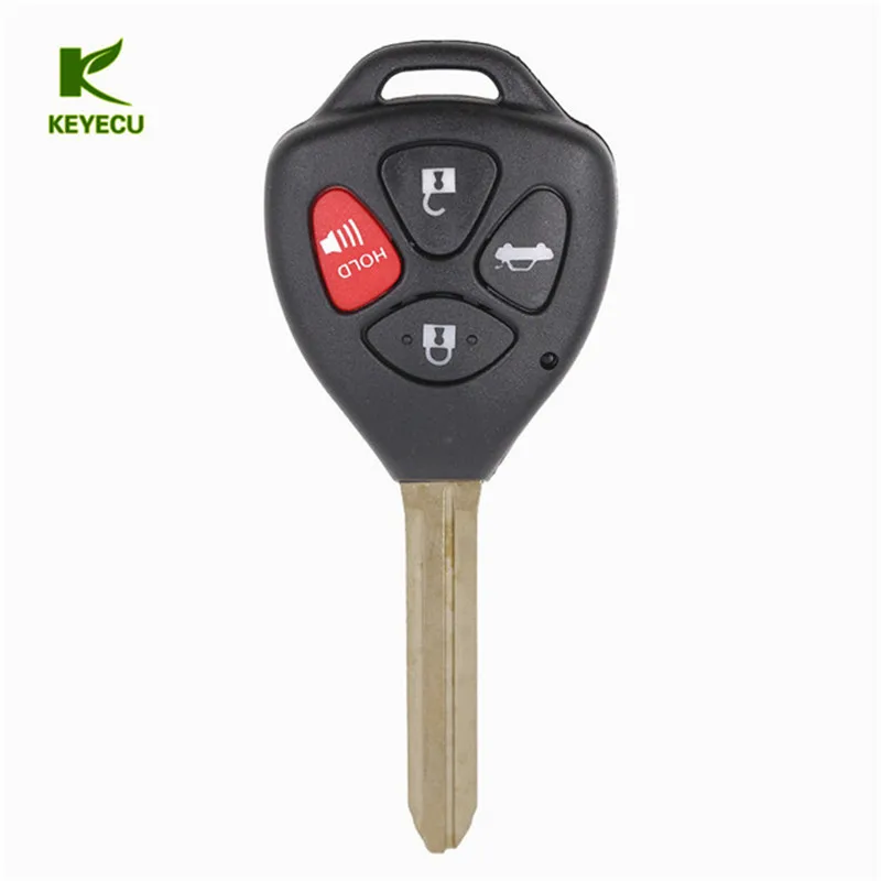 KEYECU Новый Сменный дистанционный ключ с 4 кнопками 315 МГц G чип для Toyota Corolla 2010 2011 2012