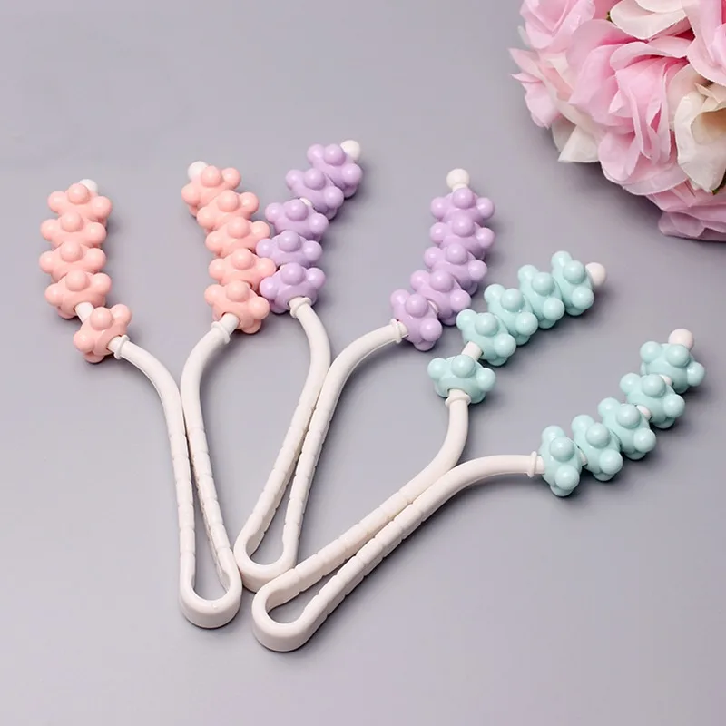 Портативный руки бедра роликовый массажер Y-Форма ног тела похудения массаж