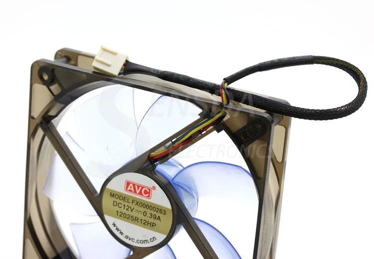 Для AVC pwm охлаждающий вентилятор 120 мм 12025 FX00000263 12025R12HP 12 см 12V 0.39A 4p компьютер чехол вентиляторы для охлаждения процессора