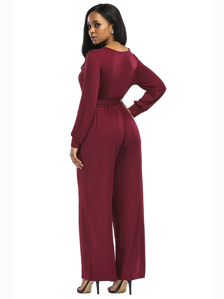 Женские повседневные Комбинезоны свободного кроя комбинезоны с v образным