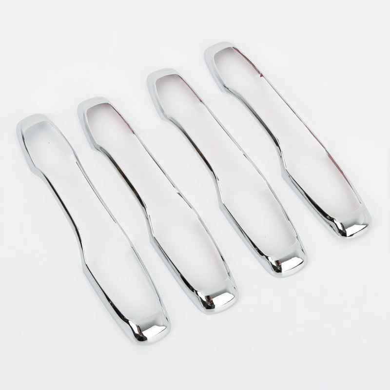 Накладки для ручки двери автомобиля Car Out Door Handle Bar Frame Cover Trim sticker для Volvo XC60 XC90 S90 V90 CC 2018 2019, наклейки для ручки в виде хромированного ABS.