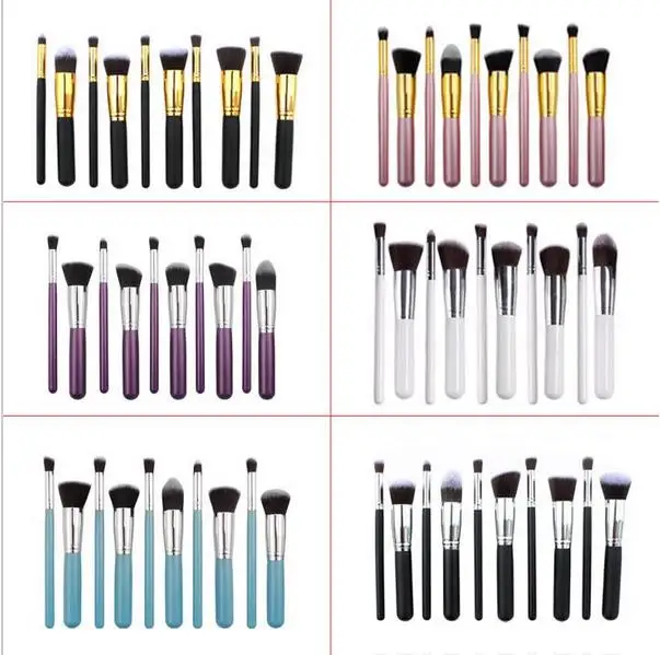 200 комплектов профессиональных yang tinggi sikat kosmetik praktis kuas bedak Lembut Makeup perдлинные
