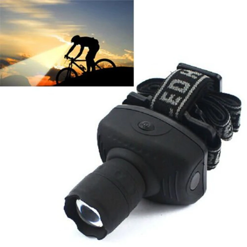 3W Zoomable LED Flash Headlamp for Hiking Fishing Camping Repair Night reading 3 Brightness Level Choice Head torch Headlights | Лампы и
