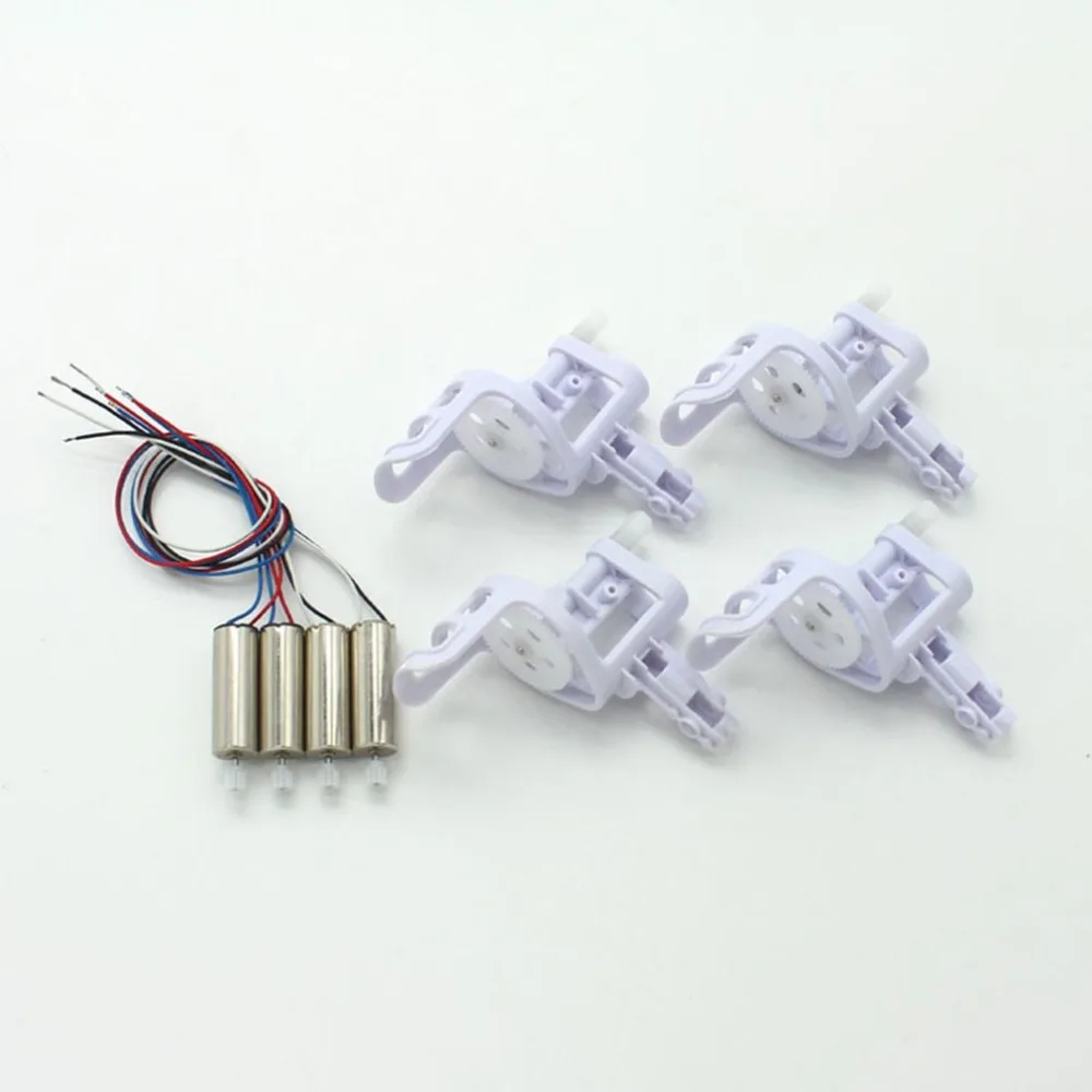 2 пары моторов двигателя дрона с 4 шт. крышка основания для SYMA X5C 1 X5 RC аксессуары