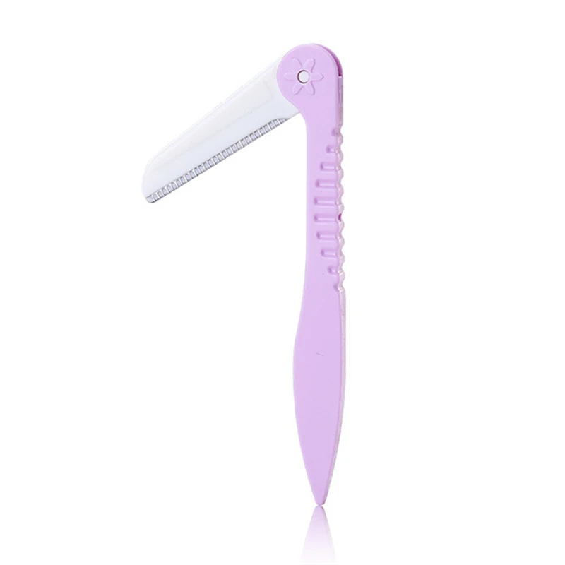 3pcs/lot Collapsible Eyebrow Trimmer Madam Professional Eyebrows Blade Beauty Makeup Tools | Красота и здоровье