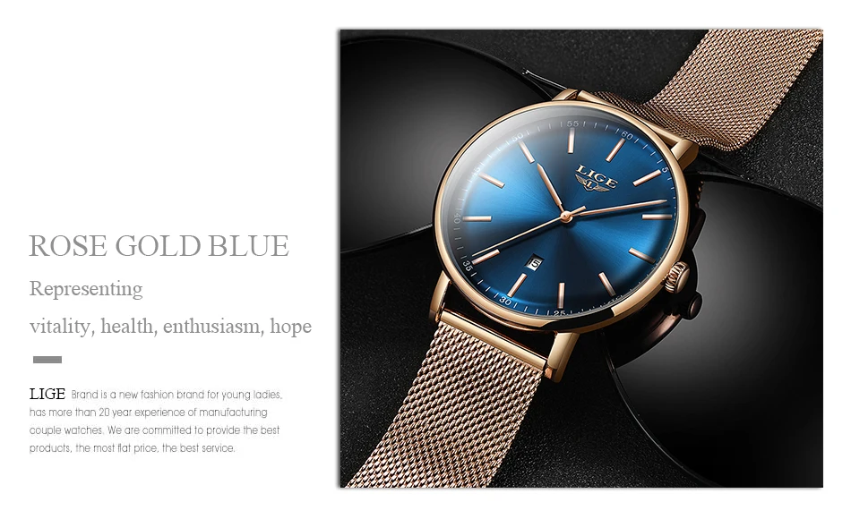 Relojes Hombre Мода г. Повседневное часы для женщин для мужчин's LIGE женщин Классические кварцевые нержавеющая сталь водонепроница
