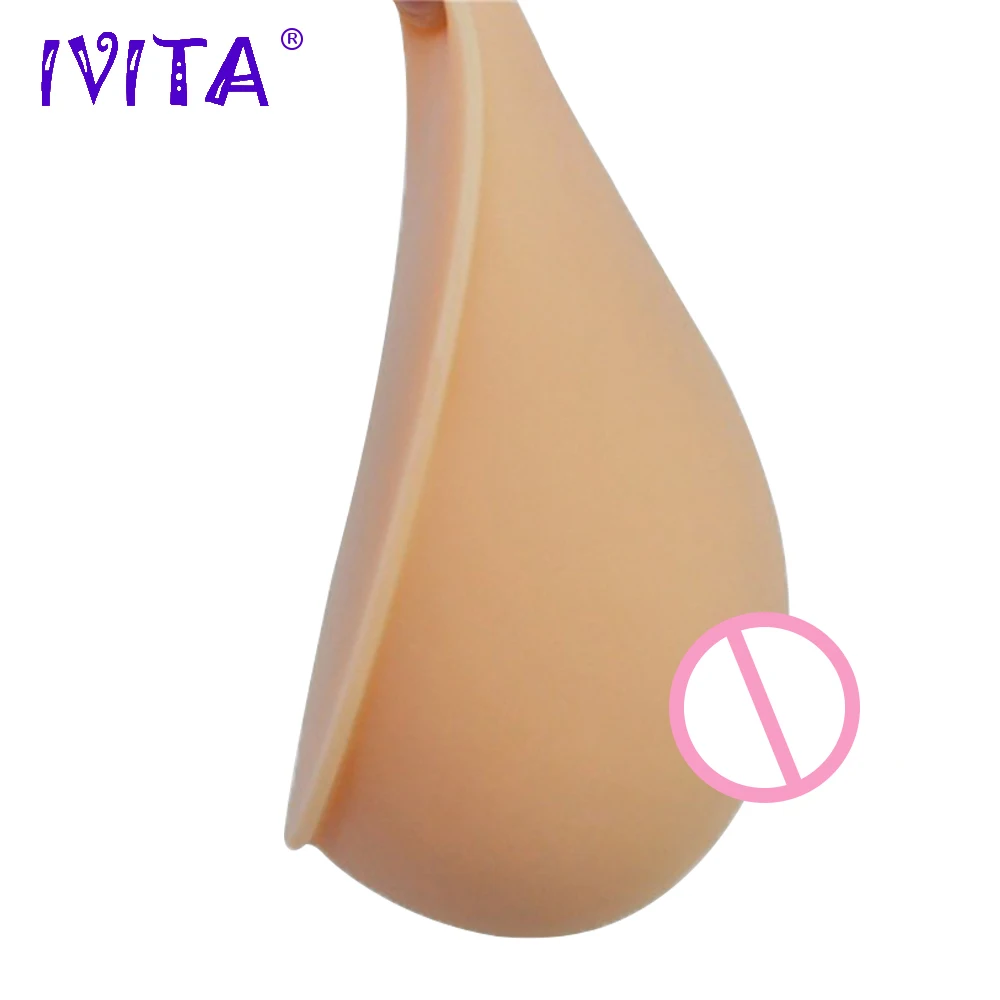 Силиконовая искусственная грудь IVITA 600 г силиконовая форма груди для
