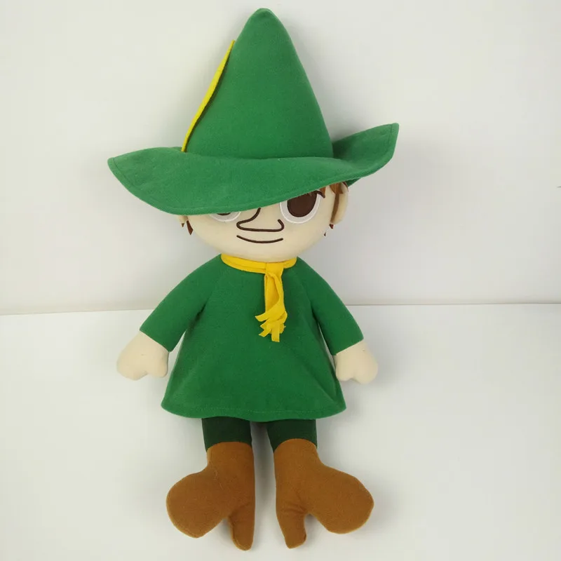 Зеленый 48 см Muumi Moomin Nuuskamuikkunen и Pikku myy плюшевые игрушки мягкие игрушки кукла подарок на день рождения для вашего ребенка - Цвет: Зеленый