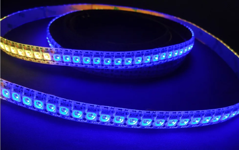 144 светодиода/м WS2812B (5050 rgb led со встроенным WS2811 IC) светодиодная Пиксельная полоса