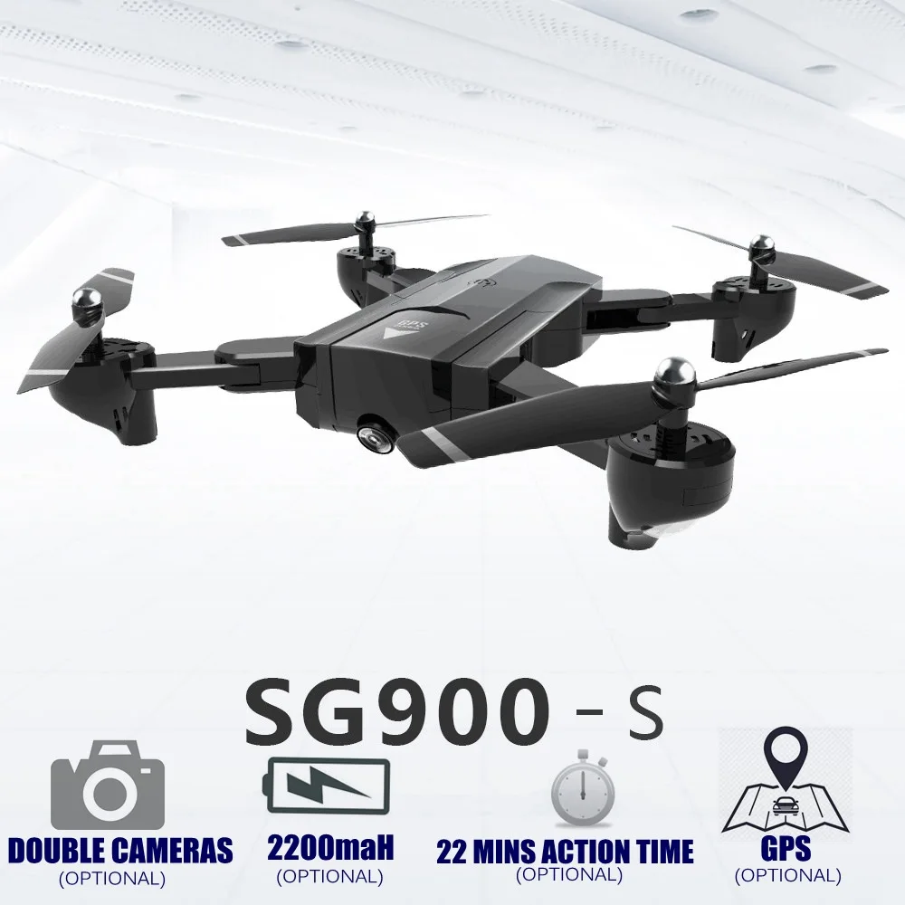 GPS RC Дроны с HD камерой 1080p FPV Квадрокоптер двойная камера Дрон автоматический