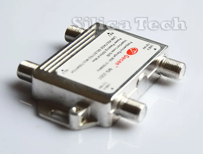Gecen 2x2 13V/18V in 2 out Satellite LNB V/H multi-switch MS-2201 | Электроника