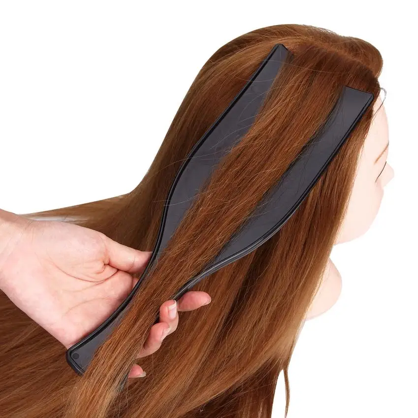 Парикмахерская доска Anne очень большая черная не зубчатая 2018|hairdresser hair|wide tooth |