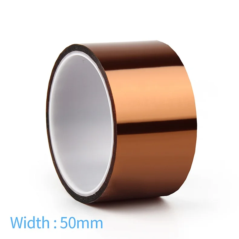 50mm WNB Натяжной канат длиной 25 м тепла устойчивая полиамидная лента односторонний самоклеящийся высокое Температура Термальность защиты изоляция Антистатическая пленка - Цвет: 50mm