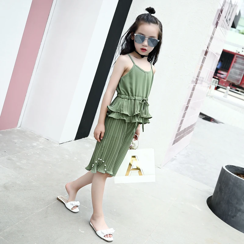 Smilecity для девочек комплекты детей чулок шифон Твердые упругие без рукавов