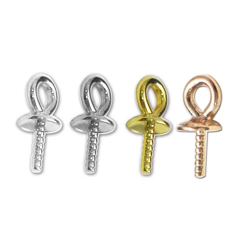 Подвеска Beadsnice ID37460, подвеска, соединитель под ключ для изготовления подвесок, Стерлинговое Серебро 925 пробы, заколка глаз, жемчуг