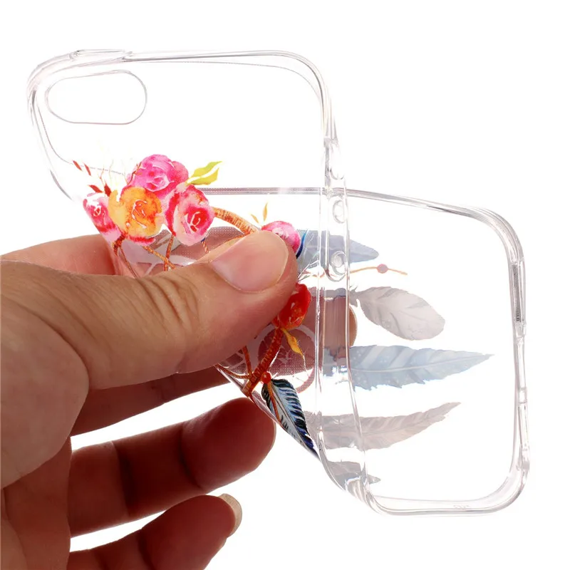 Чехол для Apple IPhone 5S 5 SE мечта милый Животные цветы прозрачный Мягкая ТПУ