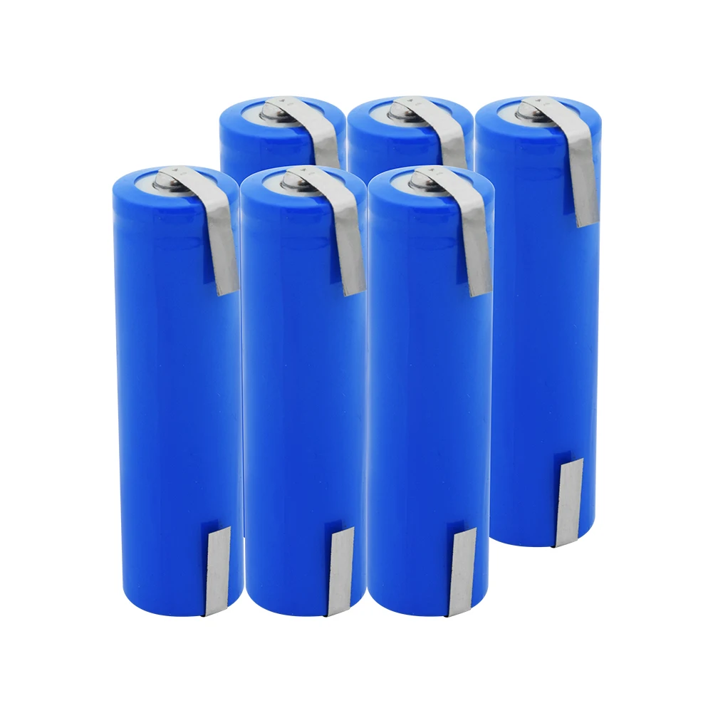 18650 литиевая батарея 2800mAh 3,7 V литий-ионная батарея 30A разряда для инструментов батареи электронной сигареты+ DIY никелевые листы - Цвет: 6 PCS