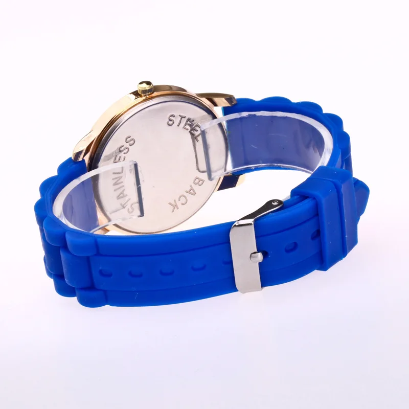 Reloj Muj два цифровых силиконовых ремешка декоративные металлические двухрядные