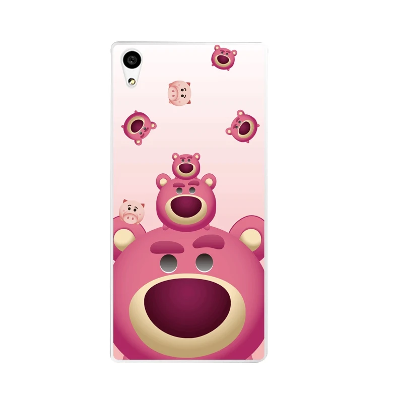 Мягкий прозрачный ТПУ чехол для телефона Sony Z2 Z3 Z4 Z5 C3 C4 C5 Minnie Micky с принтом защитный