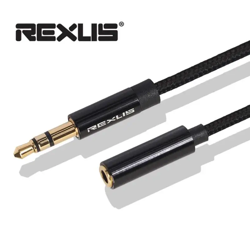 Удлинитель для наушников REXUS 3 5 мм со штекером и разъемом Папа мама|Кабели VGA| |