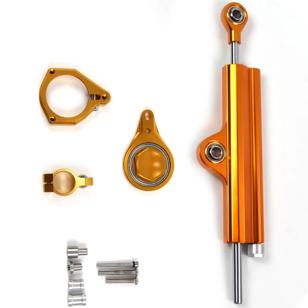 For BMW S100RR 2009 - 2013 Steering Damper Stabilizer Kit Motorcycle accessories CNC S-100RR S 100RR 100 RR 10 2011 2012 gold | Автомобили