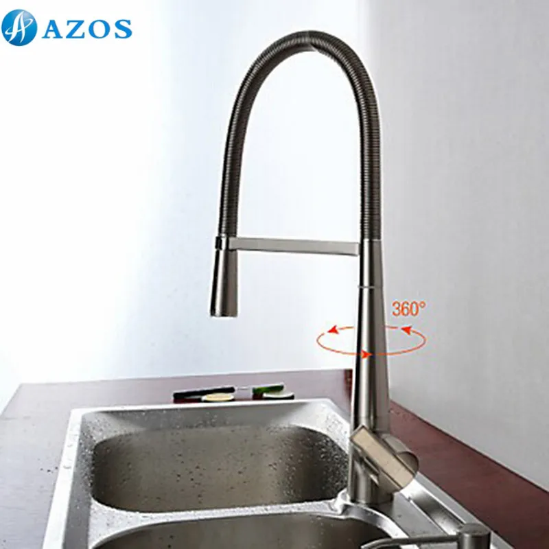 

Кухня Смесители Для Раковины Весна Люкс Поворотный Pull Out Вниз Носик Одной Ручкой Водопад Хром Польский Латунь Смеситель Наборы CFLT239