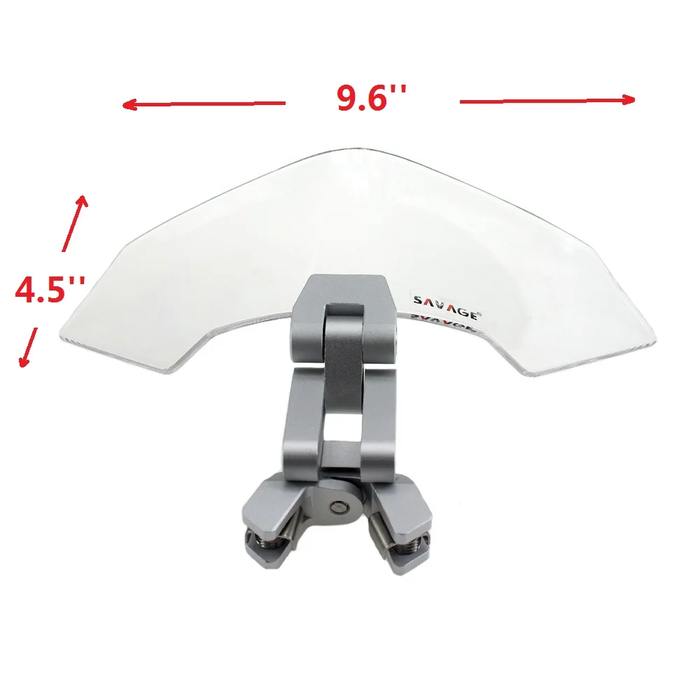 Универсальный лобовое стекло мотоцикла воздушный поток регулируемое расширение