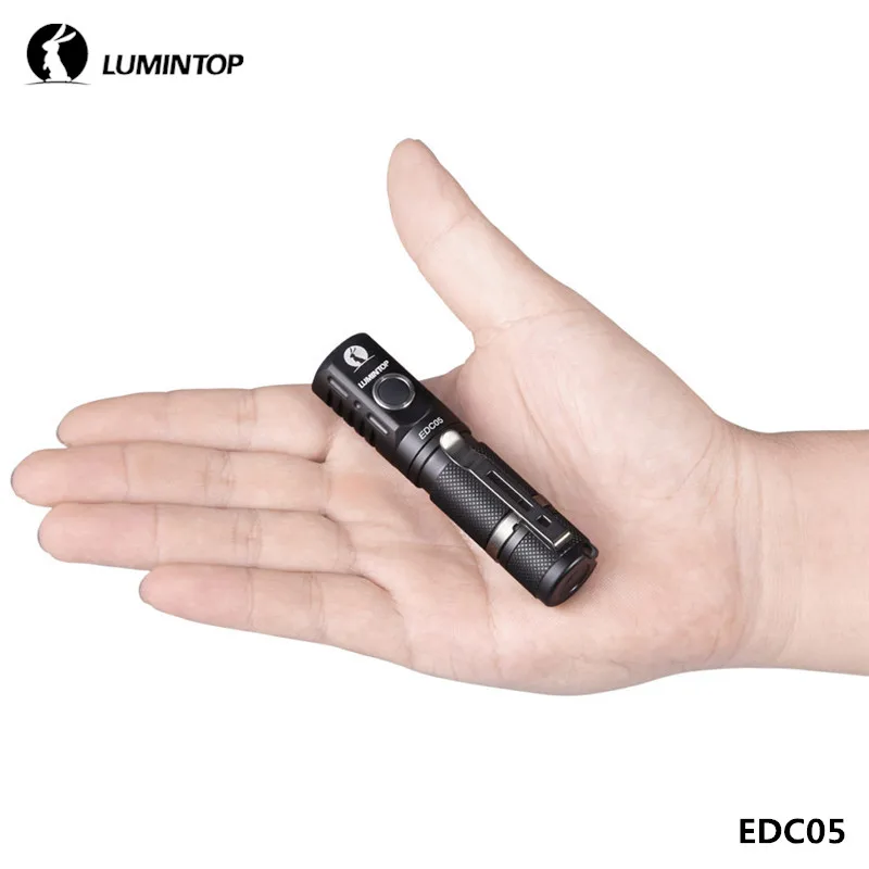 LuminTop EDC05 CREE XPL светодиодный брелок фонарик с магнитом 14500 AA мощный EDC светильник для цеха