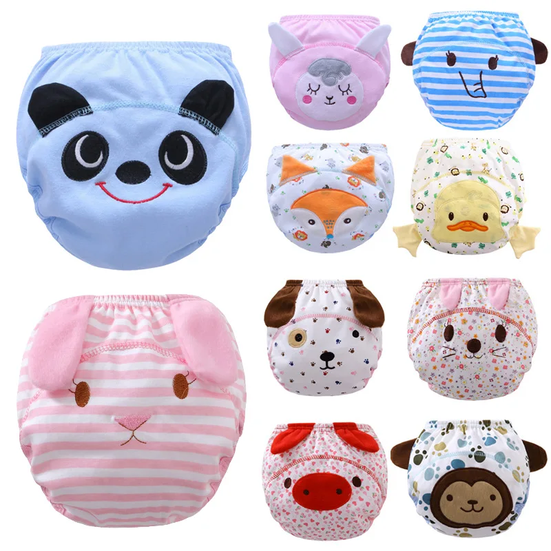 

Cute Newborn Infant Baby Animal Cotton Pantie Learning Underwear Waterproof Potty Diapers Training PP Bloomer