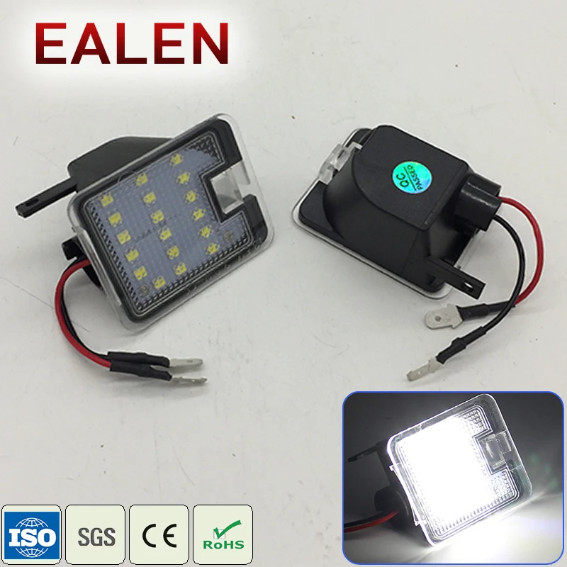EALEN 1 пара автомобильный Светодиодный Боковой зеркало с подсветкой 12V под заднего