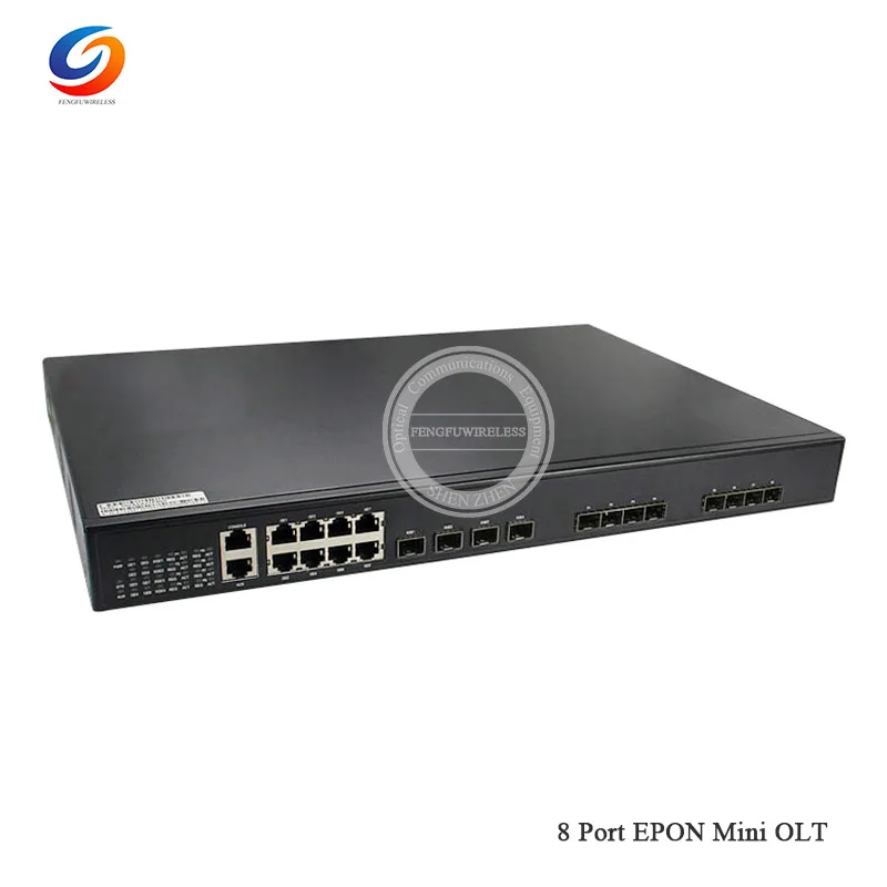 Недорогой Терминал EPON с 8 портами OLT 10G Uplink gepon Оптический линейный терминал без