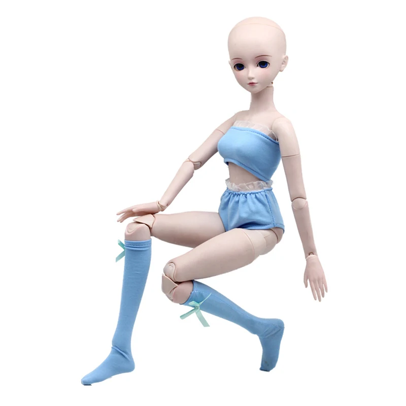Комплект кружевного нижнего белья для 1/3 BJD SD куклы, трусики, чулки, бюстгальтер, трусы, кукольная одежда, аксессуары, топ, модные наряды, игрушки
