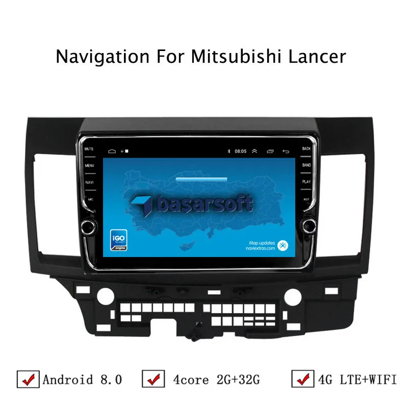 10 1 &quotAndroid 6 0/8 Автомобильная dvd-навигационная система для Mitsubishi Lancer 2007 2008 2009 2010