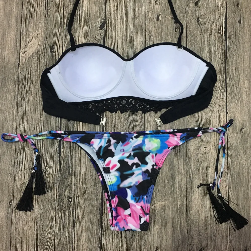 2018 г. Женская пляжная одежда бикини комплект сексуальная женщина купальники Maillot