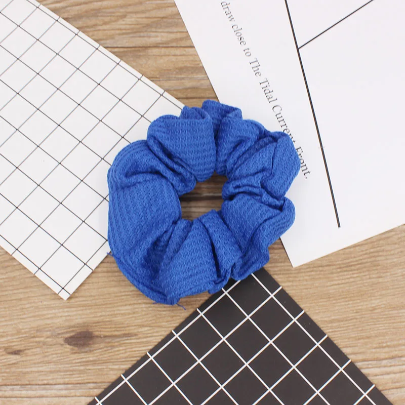 Модный Эластичный однотонный держатель для волос ALTOBEFUN девочек Женские