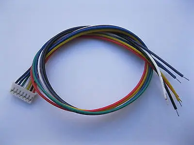 

50 pcs PH 2.0mm Pitch 7 Pin Female Connector with 26AWG 300mm Leads Cable