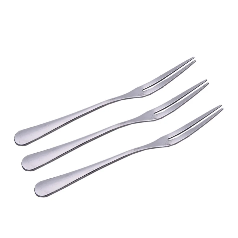 3 шт./компл. нержавеющая сталь вилка для фруктов столовые приборы Десертные Вилки