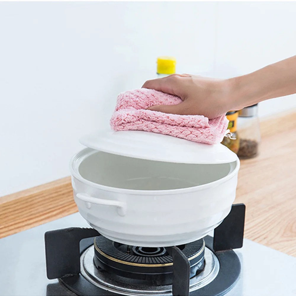 1 шт. бытовые кухонные полотенца сверхвпитывающая микрофибра чистая ткань