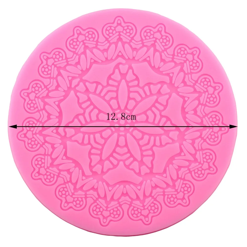 Круглая Корона сделай сам кружевная помадка шоколадная форма силиконовая