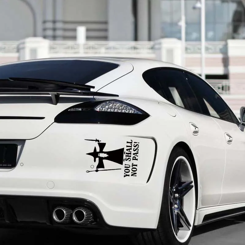 Автомобильная наклейка для вас не пройдет Anti Road Rage Gandolf украшение стайлинга
