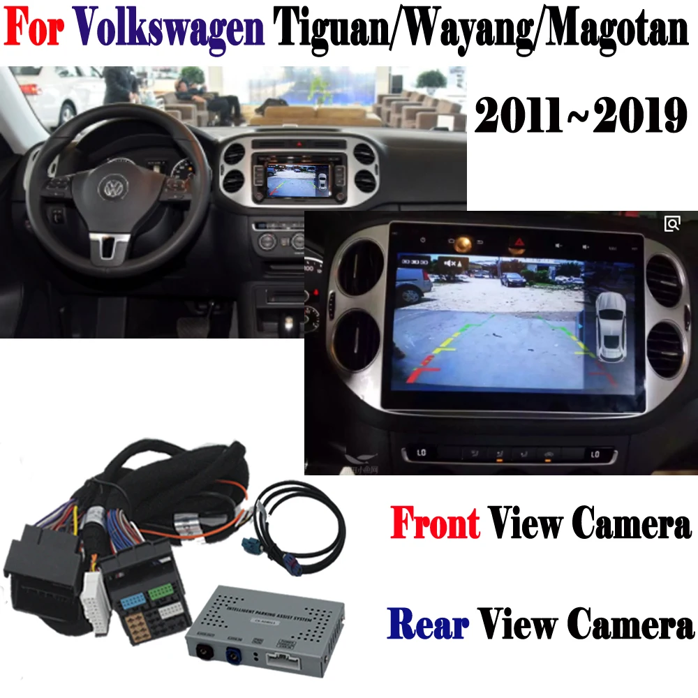 Камера заднего вида для Volkswagen Tiguan/Wayang/Magotan 2011 ~ 2019|Камеры авто| |