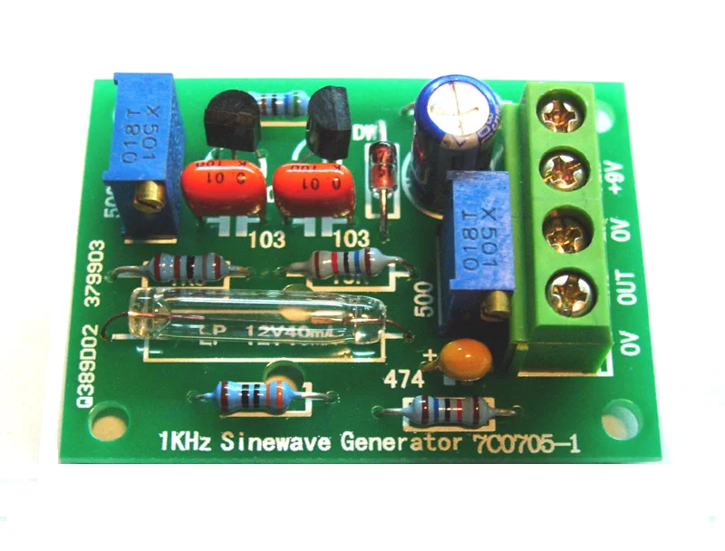 Генератор звуковых сигналов синусоидальной волны предусилитель/источник