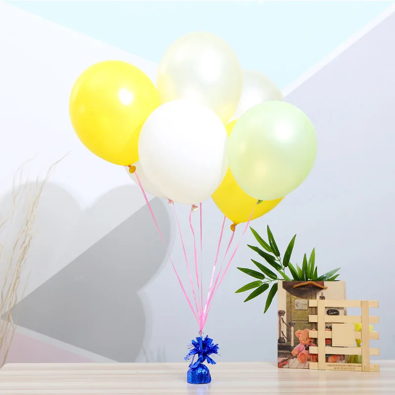 

Christmas Day Accessories Wedding Party Decorations Pendant Christening Cute Small Tassel Gravity Block Foil Balloon Weights