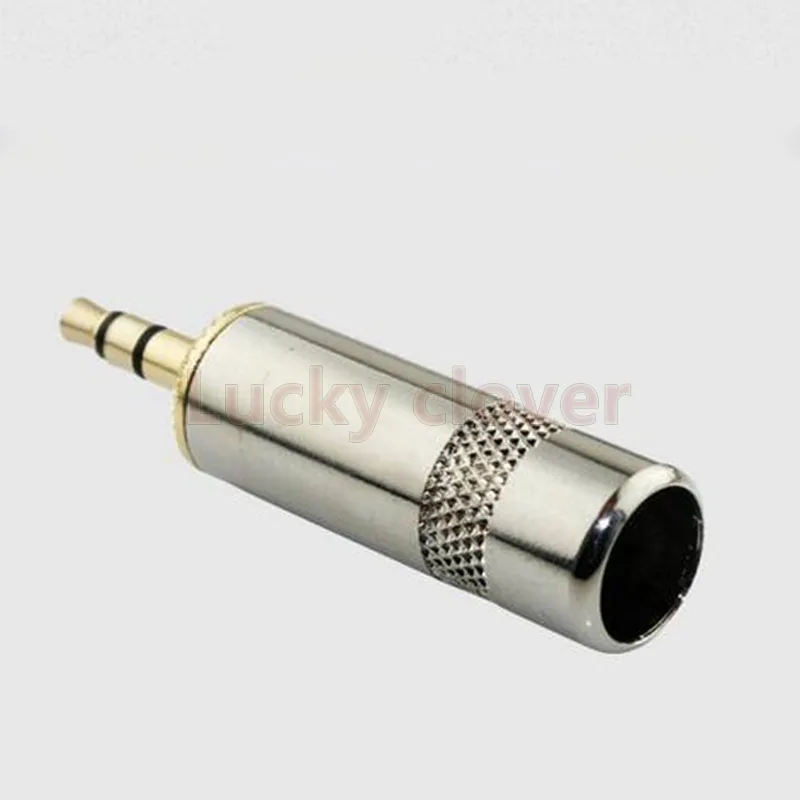 2 шт. новая улучшенная позолоченная стерео ШТЕПСЕЛЬНАЯ ВИЛКА 3 5 мм AUX