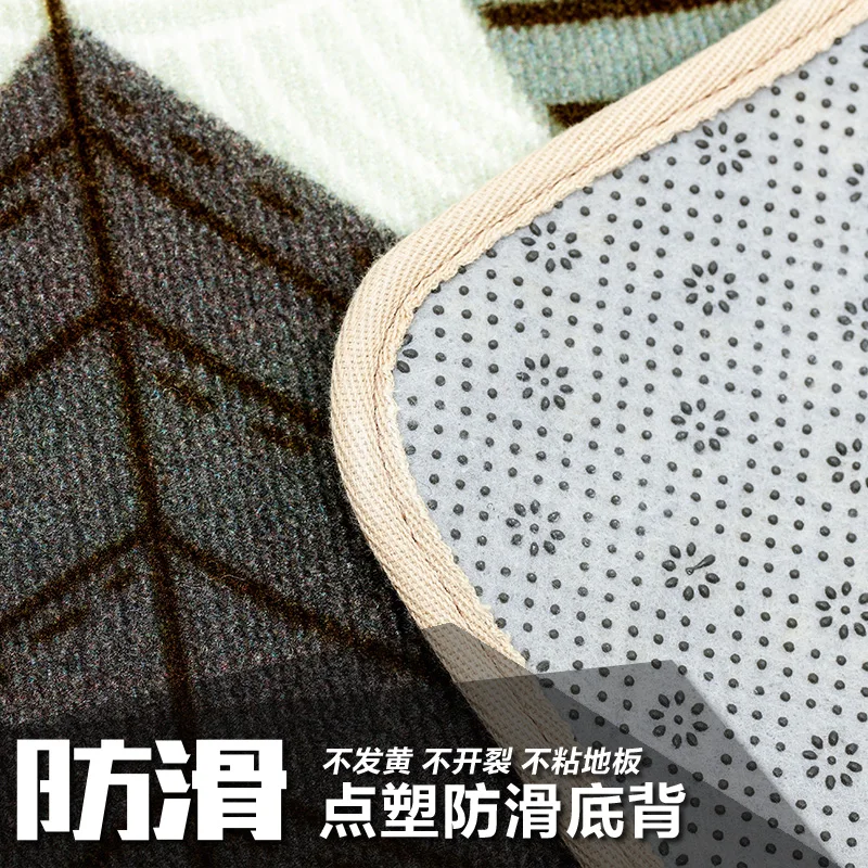 

PAYSOTA Leaves Carpet Retro Contracted Living Room Rug Sofa Tea Table Mat Bedroom Bed pads