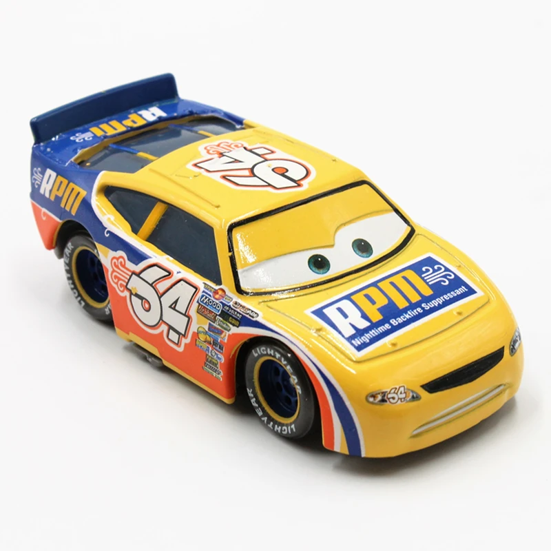 Машинка из металлического сплава Disney Pixar Тачки № 64 об/мин масштаб 1:55 | Игрушки и