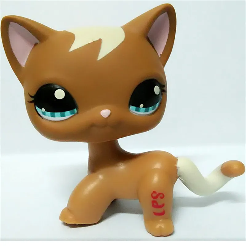 Магазин домашних животных Lps игрушки #2271 фиолетовые сверкающие длинные волосы