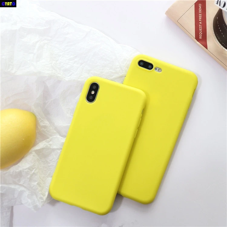 Cyato Candy Tpu желтый чехол для телефона Iphone 7 фиолетовый твердый кремний накладка на