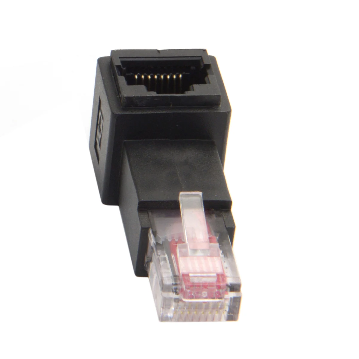 Zihan вниз Угловой 90 градусов 8P8C FTP STP UTP Cat 5e мужчин и женщин Lan Ethernet сетевой адаптер